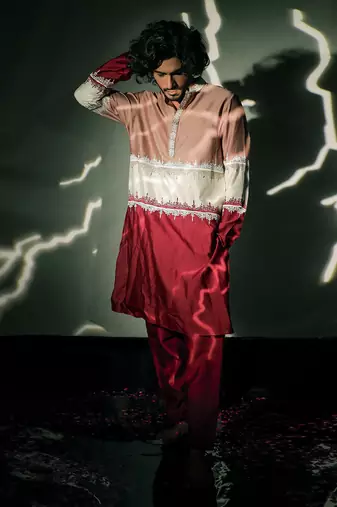 Signature Red Kurta Set