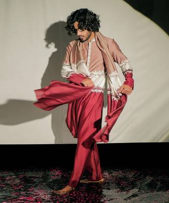 Signature Red Kurta Set 4