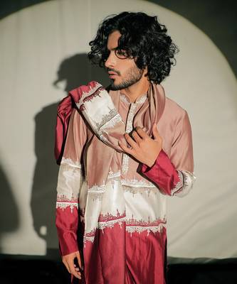 Signature Red Kurta Set 6