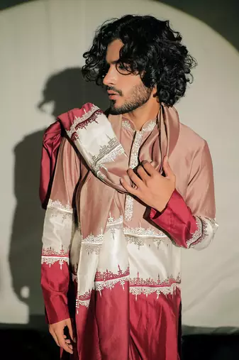 Signature Red Kurta Set