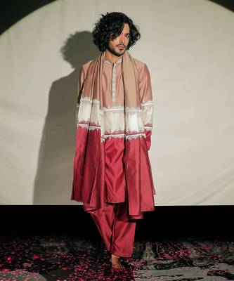 Signature Red Kurta Set 7