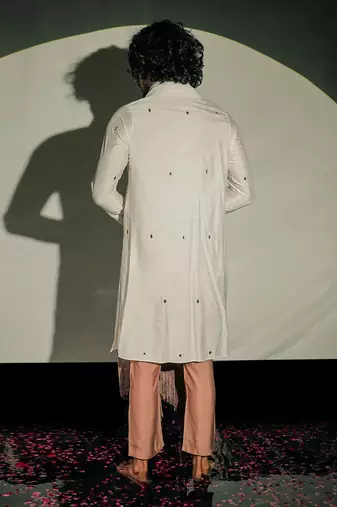 White Embroidered Kurta Set