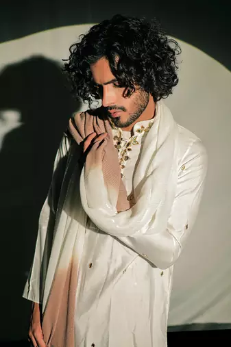 White Embroidered Kurta Set