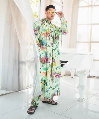 Botanical Multicolor Kurta Set 1
