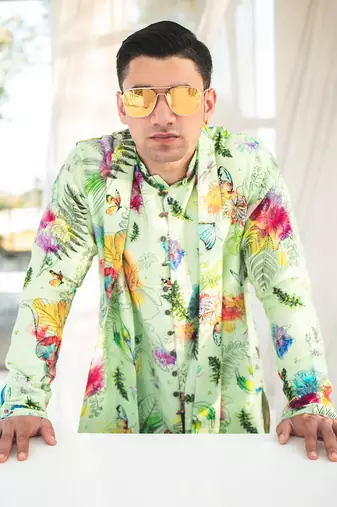Botanical Multicolor Kurta Set