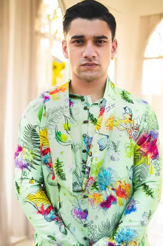 Botanical Multicolor Kurta Set