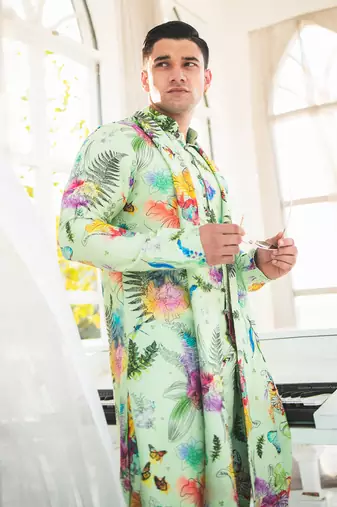 Botanical Multicolor Kurta Set