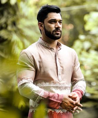 Spectral Beige Kurta 2