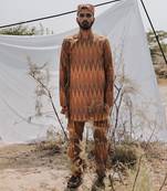 Artists Yellow Angrakha Set