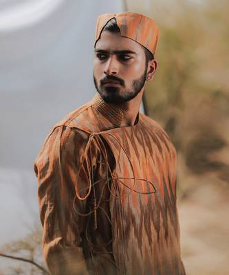 Artists Yellow Angrakha Set 2