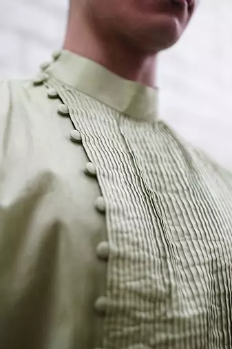 Origami Green Kurta