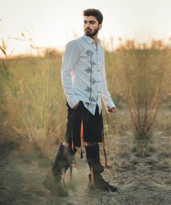 Desert White Rose Shirt 1