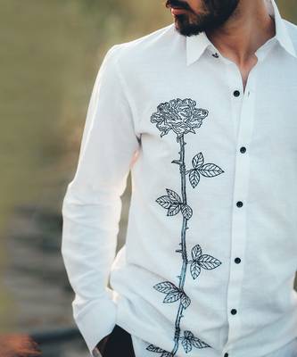 Desert White Rose Shirt 2