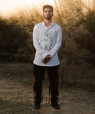 Witty White Rabbit Shirt 1