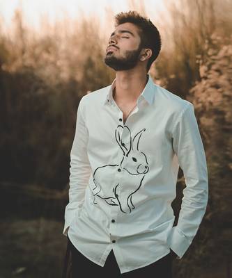 Witty White Rabbit Shirt 3