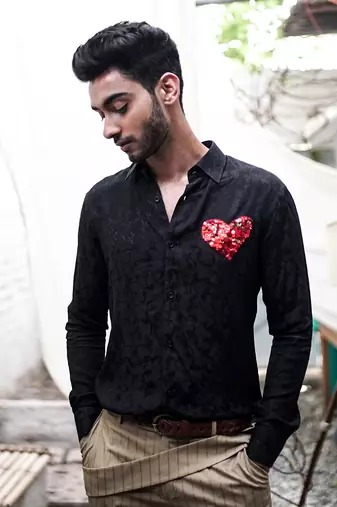 Heart Black Shirt