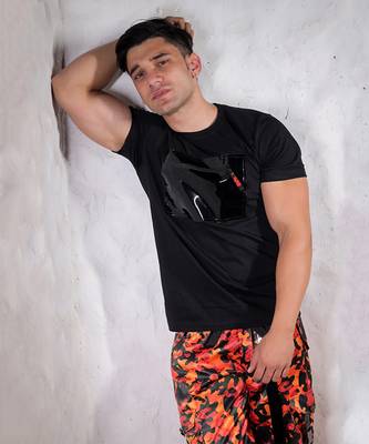 Untamed Black T-Shirt 2