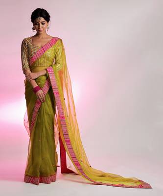 Green Vihari Blouse 3