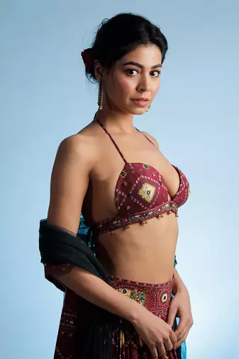 Red Raas Mandal Skirt Set