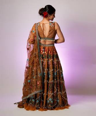 Mustard Hrdya Lehenga Set 2