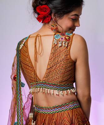 Mustard Hrdya Lehenga Set 3