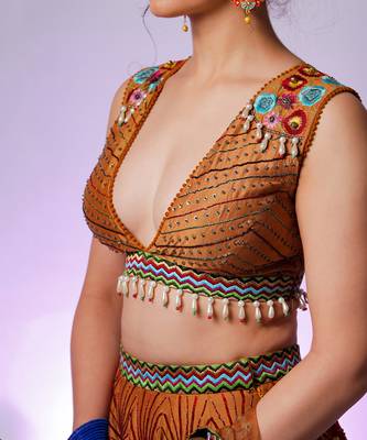 Mustard Hrdya Lehenga Set 4