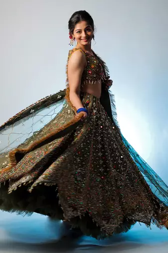 Green Samyuta Lehenga Set