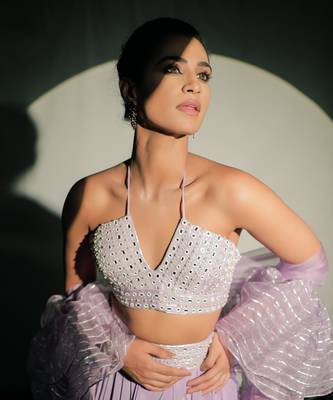 Mauve Fusion Lehenga Set 3