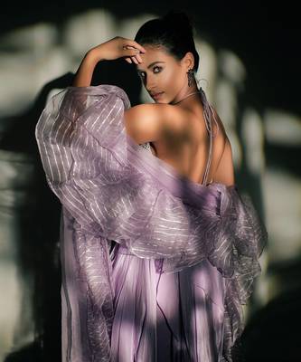 Mauve Fusion Lehenga Set 6