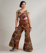 Mustard Phullakalika Jumpsuit