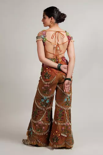 Mustard Phullakalika Jumpsuit