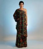 Multicolor Raasika One Shoulder Top