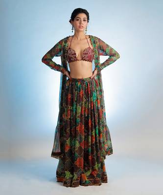 Maroon Raasika Co-Ord Set 1