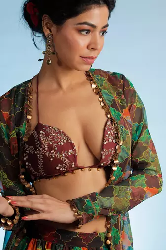 Maroon Raasika Co-Ord Set