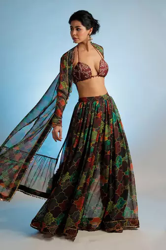 Maroon Raasika Co-Ord Set