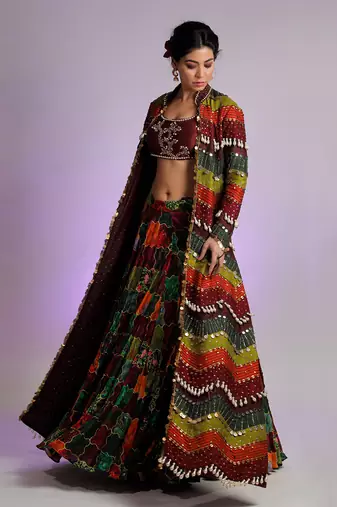 Multicolor Kastoori Jacket