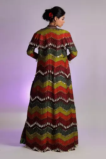 Multicolor Kastoori Jacket