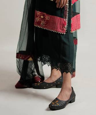 Red Raas Mandal Kurti Set 4
