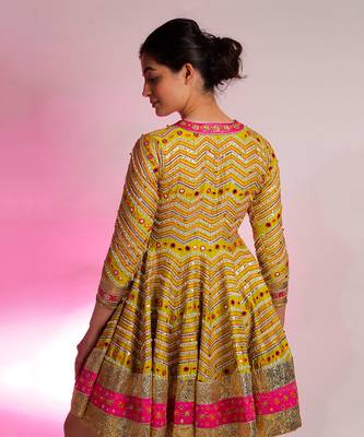 Green Citra Anarkali Set 2