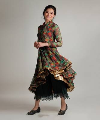 Multicolor Dhriti Kalidaar Kurti Set 3