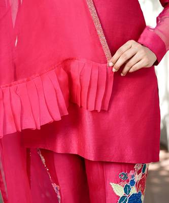 Pink Embroidered Suit Set 6