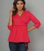 COTTON SOLID ANGRAKHA TOP