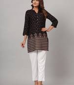 RAYON PRINTED SHORT KURTI