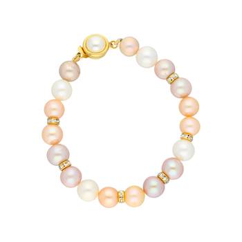 MULTICOLOUR PEARL BRACELET BY SRI JAGDAMBA PEARLS 1