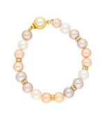 MULTICOLOUR PEARL BRACELET BY SRI JAGDAMBA PEARLS