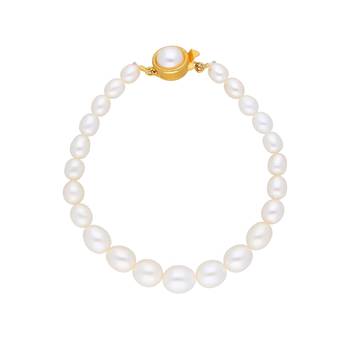White Charm Pearl Bracelet 1