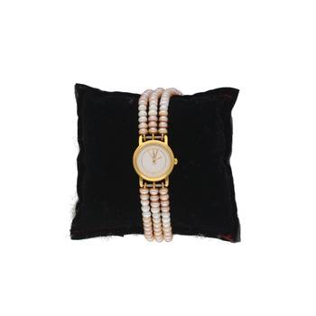 WAHEEDA 3 STRING COLOURFUL PEARL WATCH 1