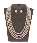Tulsi 4 Lines  Pearl Necklaces