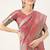 Pink woven  Art Silk saree with blouse