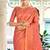 GAJRI Colour Soft Handloom Zari Weaving Silk Saree